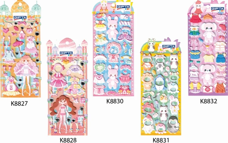GIPTA STICKER FASHION 9.5x22 CM ART 1 K8827