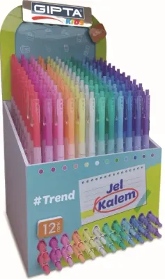 GIPTA JEL KALEM TREND AKRİLİK 0.5 12 RENK 144 LÜ STAND F1478