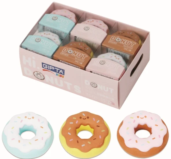 GIPTA SİLGİ DONUT PET BOX 18 Lİ K2375