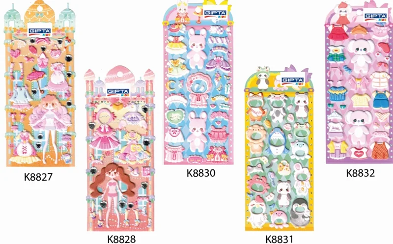 GIPTA STICKER FASHION 9.5x22 CM ART 6 K8832
