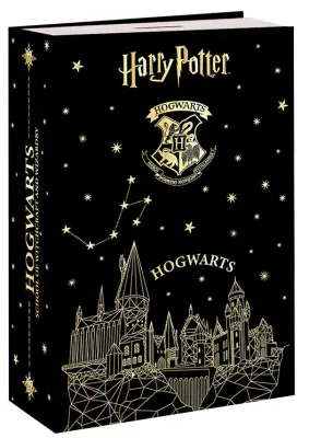GİFİ HARRY POTTER SİYAH KİTAP KASA ALTIN YALDIZ 218 10 18