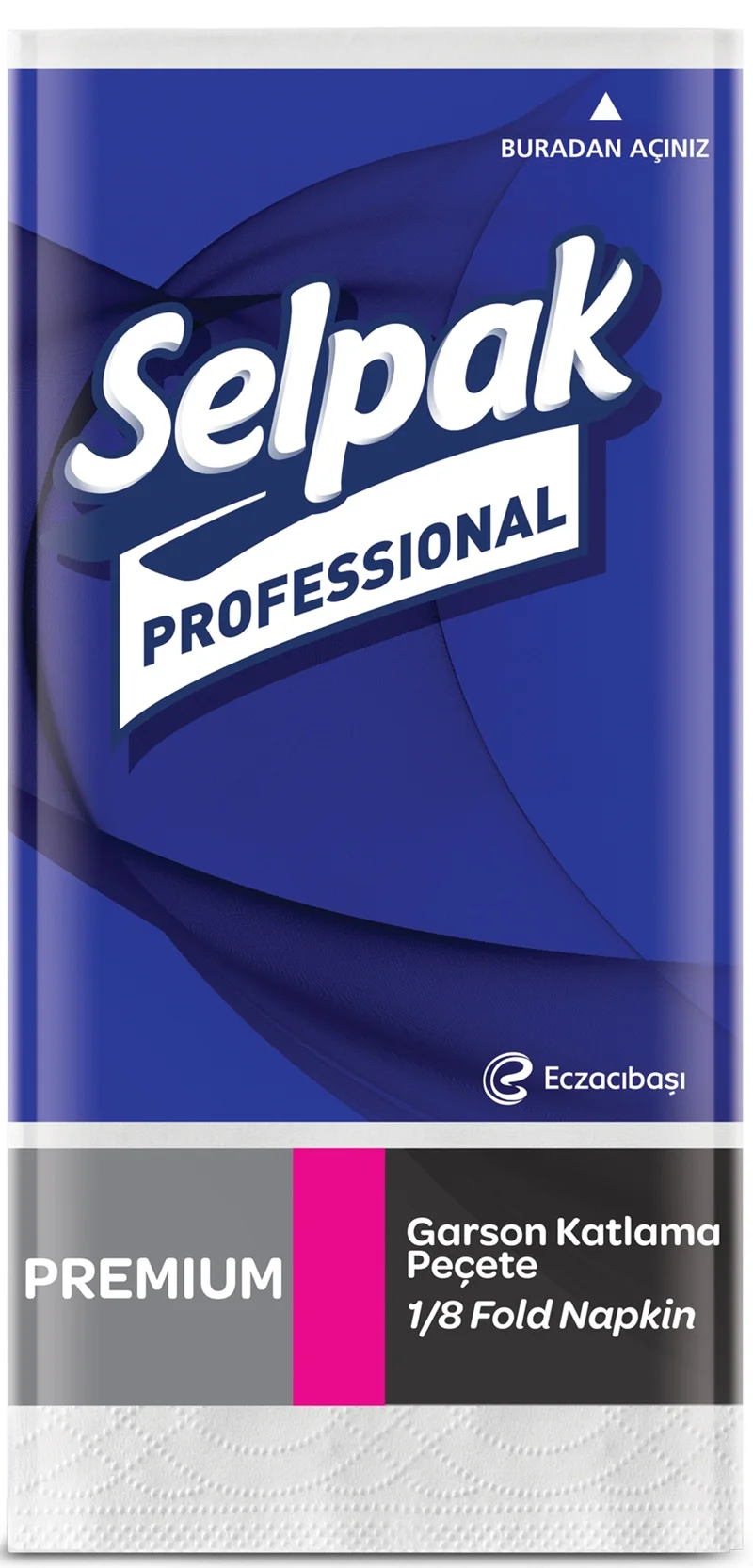 SELPAK PEÇETE GARSON KATLAMA PREMIUM 40x40 CM BEYAZ 50 Lİ 5.28 KG (KOLİ=50 Lİ x 20 PK) 9681103