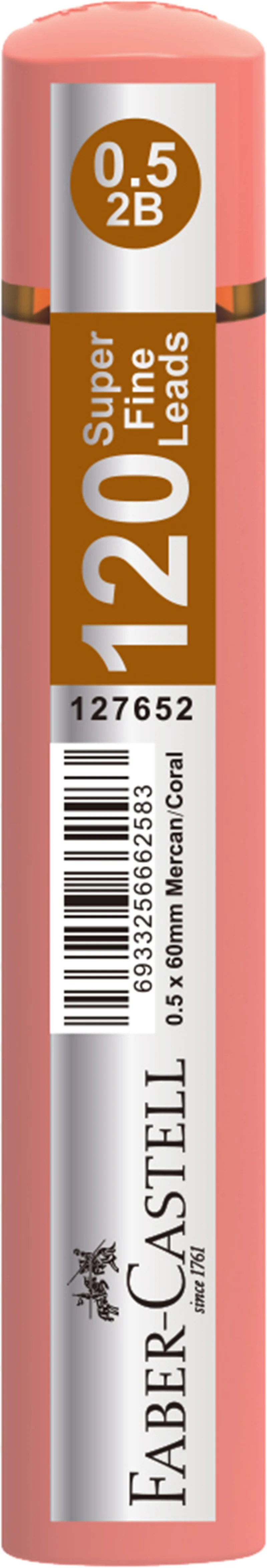 FABER MİN GRIP SOFT 0.5MM 2B 60MM 120Lİ TİT MERCAN 127652