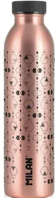 MİLAN MATARA 591 ML PASLANMAZ İZOTERMAL COPPER SİYAH 1532127 643020CP