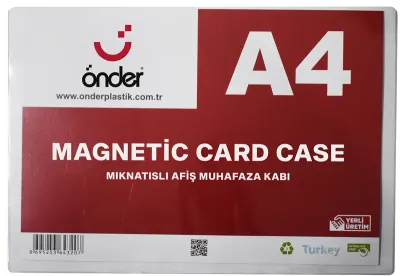 ÖNDER AFİŞ MUHAFAZA KABI A4 ASETAT MAGNETLİ 6438-0