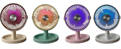 FANIX FAN MASAÜSTÜ ŞARJLI IŞIKLI VE KADEMELİ FNX-8096