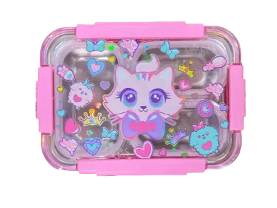 DREAM VEST SÜSLÜ KEDİ ÇELİK BESLENME KABI 710 ML.(U2086) VST-BES0036
