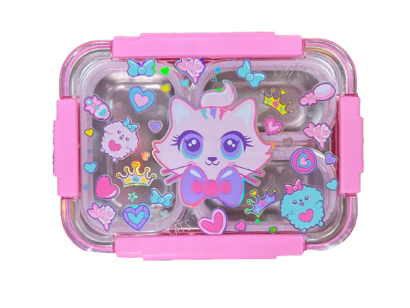 DREAM VEST SÜSLÜ KEDİ ÇELİK BESLENME KABI 710 ML.(U2086) VST-BES0036