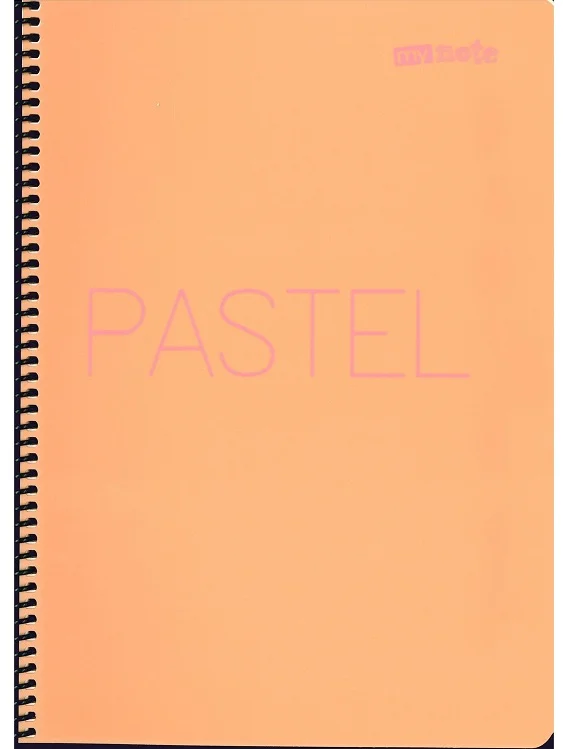 MYNOTE DEFTER FLEX PASTEL PP KAPAK SPİRALLİ A5 100 YP KARELİ MFXPA-A5100-K