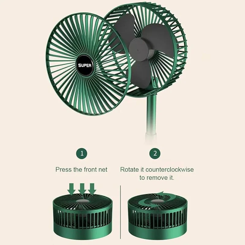 FANIX FAN MASAÜSTÜ YÜKSEKLİK AYARLANABİLİR 800 MAH (3 RENK) FNX-108