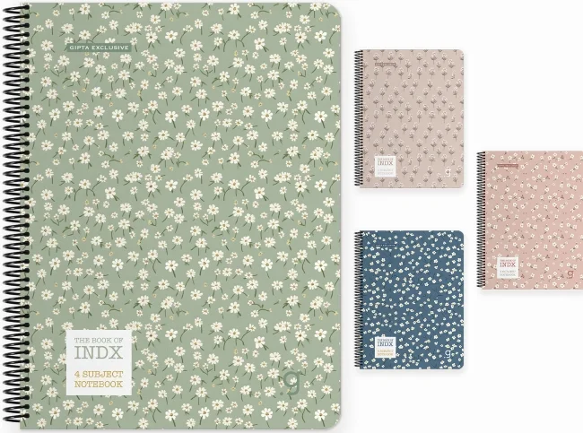 GIPTA DEFTER INDX 17x24 SPİRALLİ SERT KAPAK 140 YP ÇİZGİLİ 7688