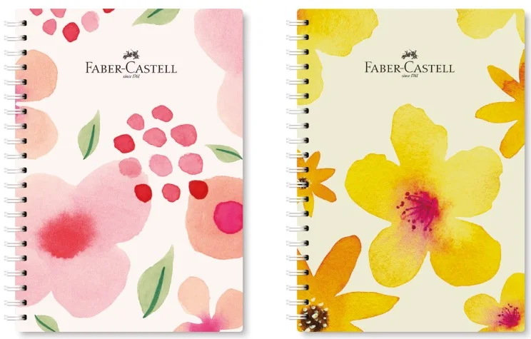 FABER DEFTER KARTON KAPAK FLOWERS 100 YP KARELİ 5075000536000