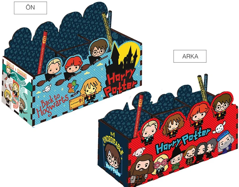 GİFİ HARRY POTTER ŞEKİLLİ MDF KALEMLİK CHİBİ 102 10 13