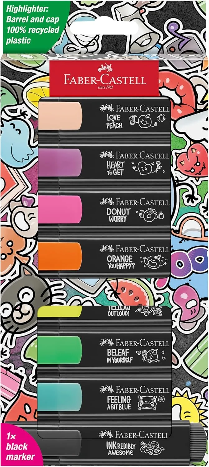 FABER FOSFORLU KALEM SET GRAFFİTİ 46 8 Lİ 254692