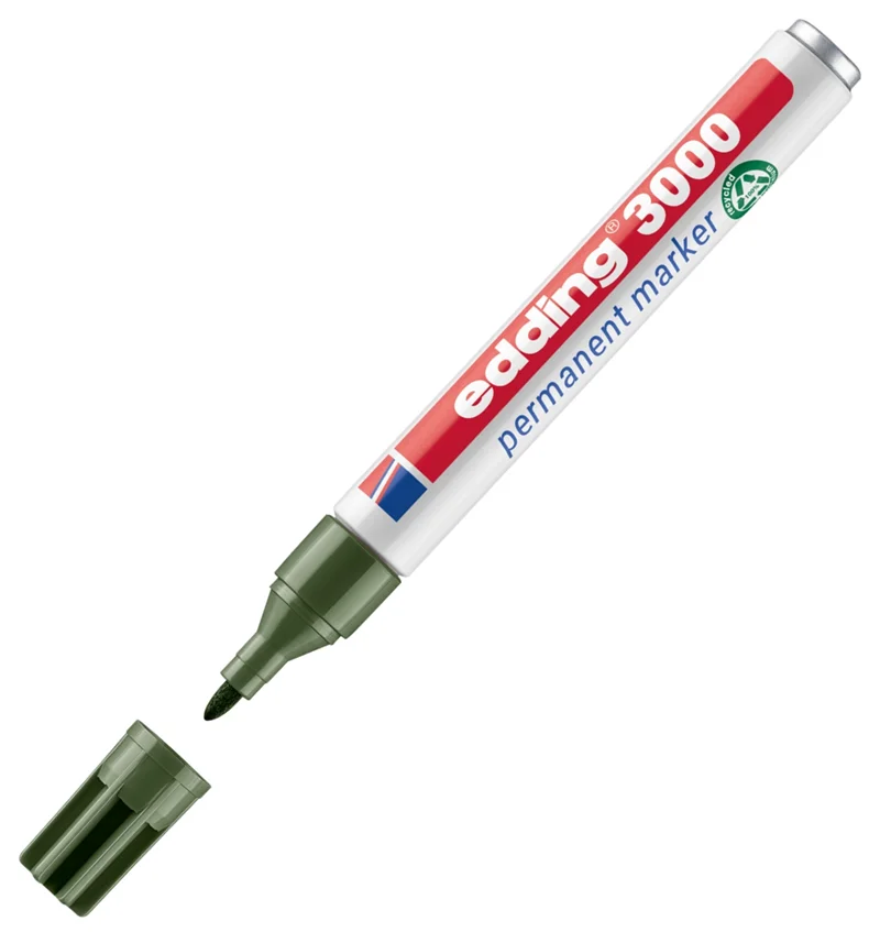 EDDING PERMANENT MARKÖR E-3000 ZEYTİN YEŞİLİ