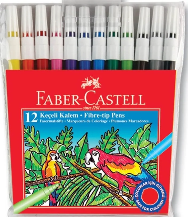 FABER KEÇELİ KALEM 12 RENK 155130