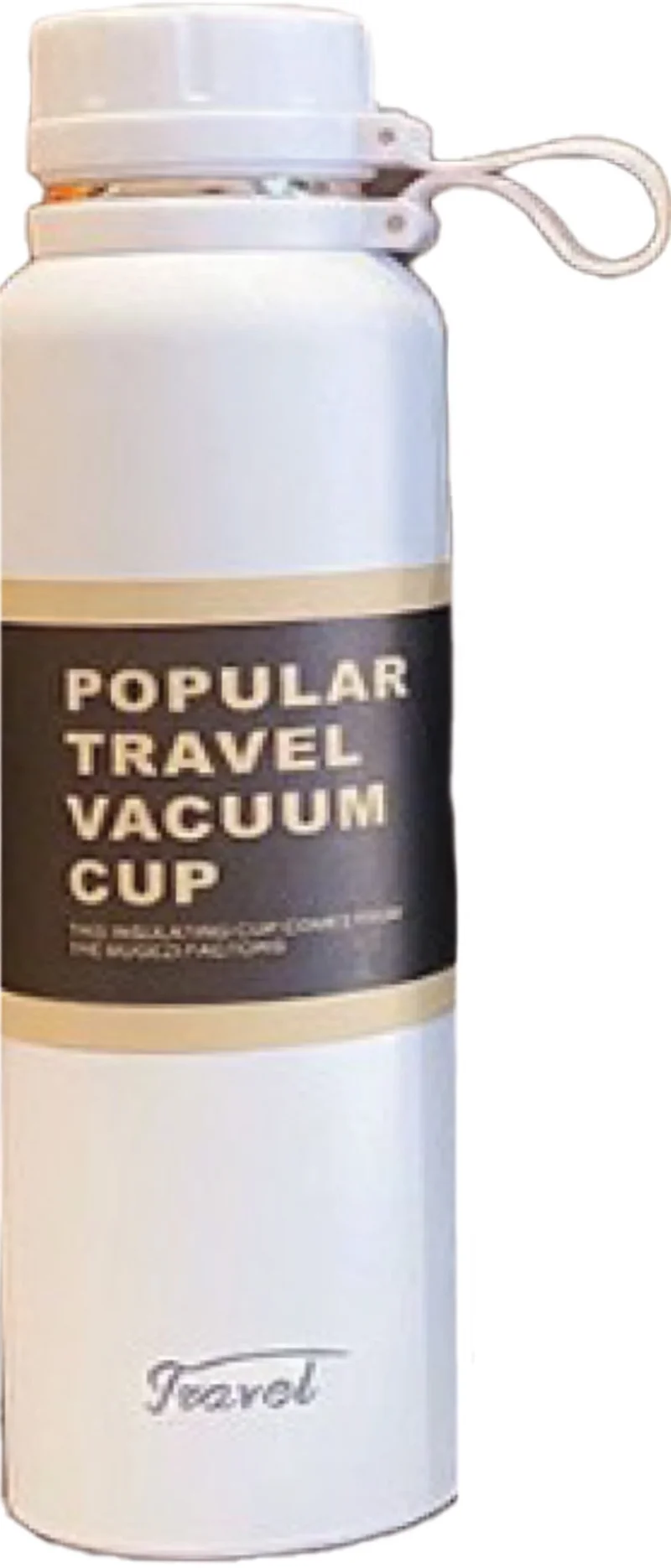 TRENDIX MATARA ÇELİK İÇLİ 850 ML BEYAZ SKM004-850-BYZ