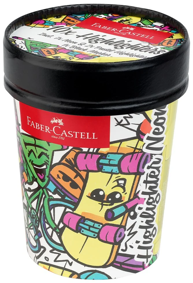 FABER FOSFORLU KALEM ICE CREAM NEON 10 LU 5030254695000