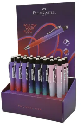 FABER VERSATİL KALEM POLYMATIC FLOW ED. 0.7 STAND 24 LÜ 5084133346000