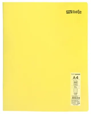 MYNOTE DEFTER TEXT NEO PP KAPAK DİKİŞLİ A4 60 YP KARELİ MTXNE-A460-K
