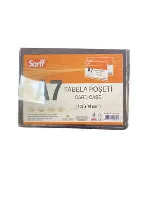 SARFF A7 (74×105MM) TABELA POŞETLERİ - 10ADET