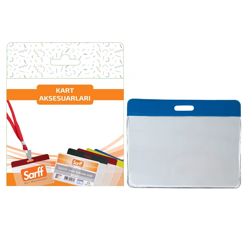 SARFF 9.5X7.5CM MAVİ KART POŞETİ BLİSTER - 10ADET