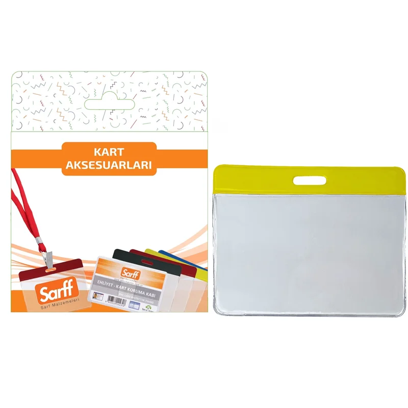 SARFF 9.5X7.5CM SARI KART POŞETİ BLİSTER - 10ADET