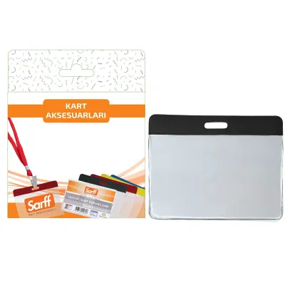 SARFF 9.5X7.5CM SİYAH KART POŞETİ BLİSTER - 10ADET
