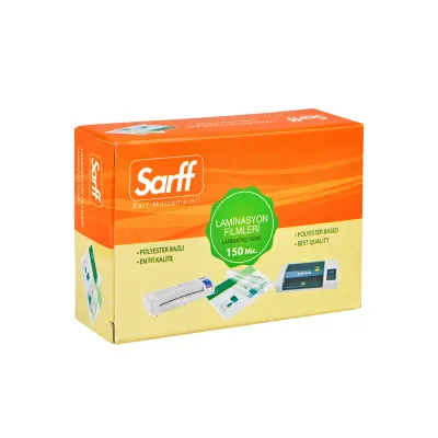 SARFF 150MIC LAMİNASYON FİLMLERİ - KK(65X95MM) - 100ADET