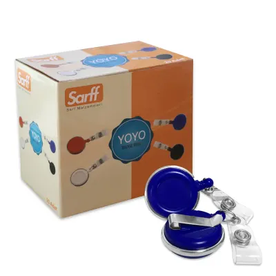 SARFF YUVARLAK KANCALI LÜX MAVİ YOYO - 25ADET