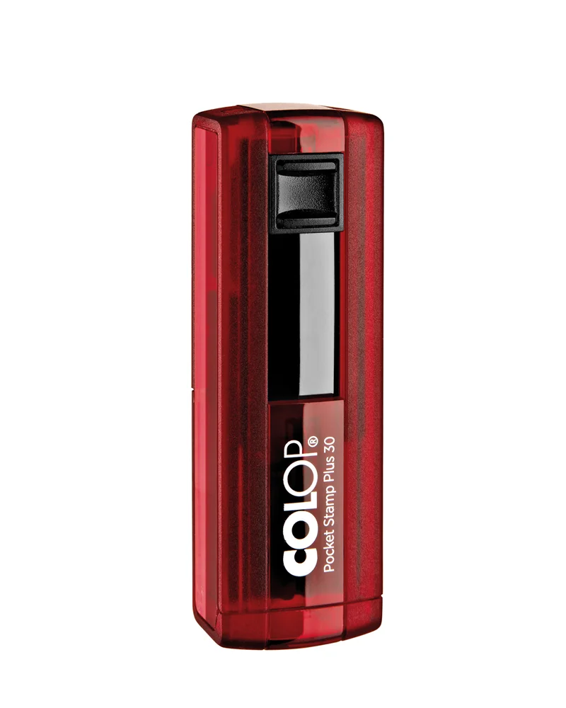 COLOP CEP30 KAŞE KIRMIZI KASA MAVİ KEÇE - 18X47MM