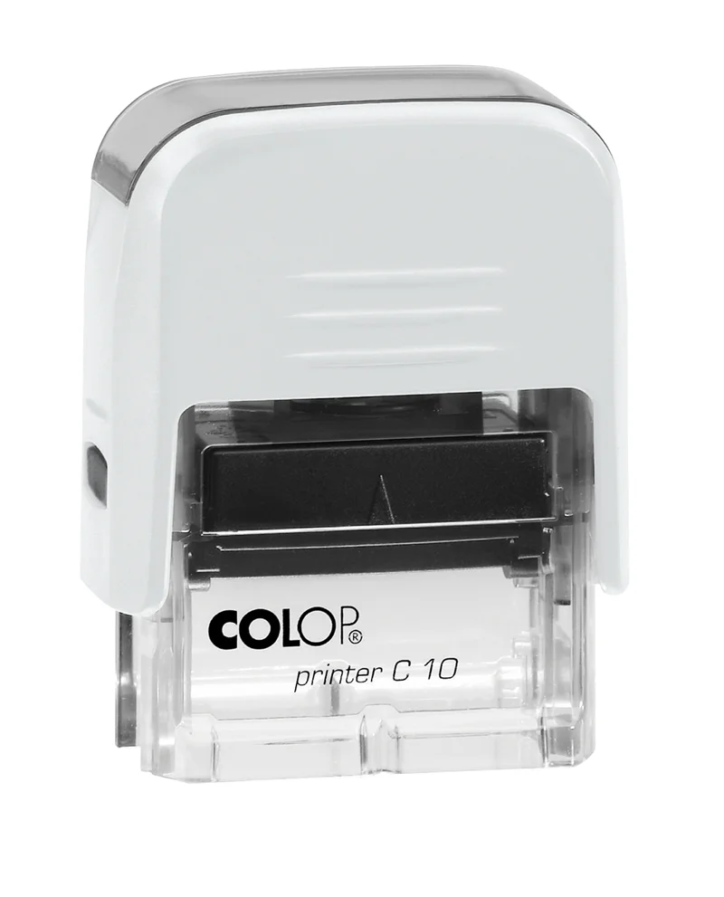 COLOP PRINTER C10 BEYAZ KASA SİYAH KEÇE - 10X27MM