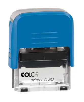 COLOP PRINTER C20 MAVİ KASA MAVİ KEÇE - 14X38MM