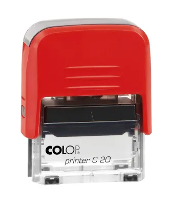 COLOP PRINTER C20 KIRMIZI KASA KIRMIZI KEÇE - 14X38MM