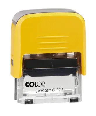 COLOP PRINTER C20 SARI KASA SİYAH KEÇE - 14X38MM