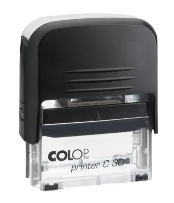 COLOP PRINTER C30 SİYAH KASA SİYAH KEÇE - 18X47MM