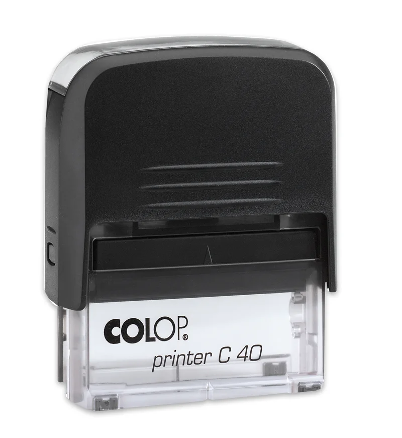 COLOP PRINTER C40 SİYAH KASA KURU KEÇE - 23X59MM