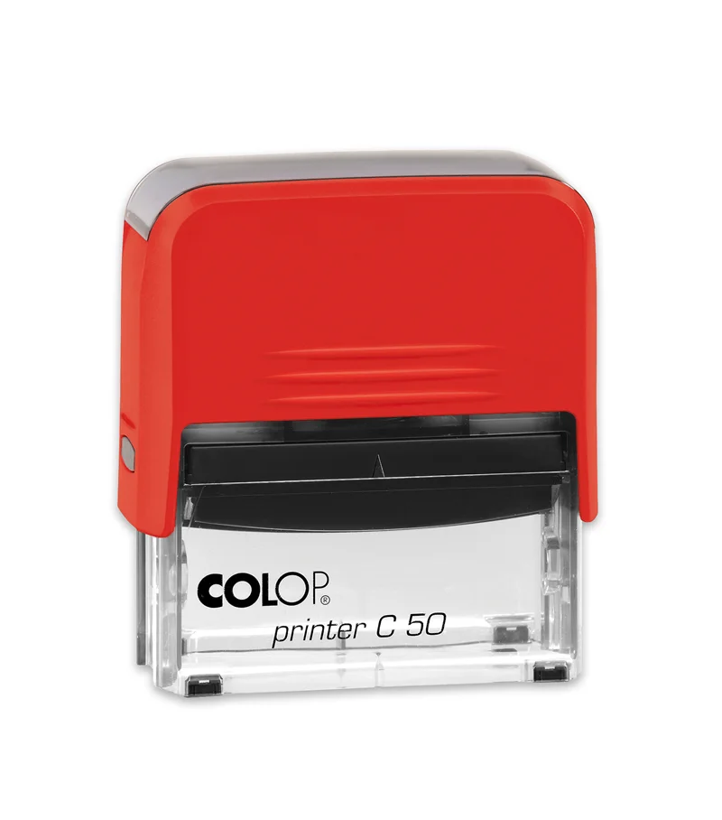COLOP PRINTER C50 KIRMIZI KASA KIRMIZI KEÇE - 30X69MM