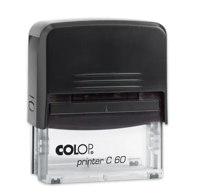 COLOP PRINTER C60 SİYAH KASA SİYAH KEÇE - 37X76MM