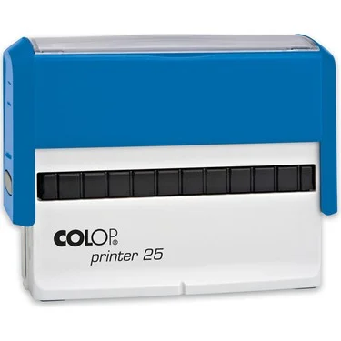 COLOP PRINTER 25 MAVİ KASA SİYAH KEÇE - 15X75MM