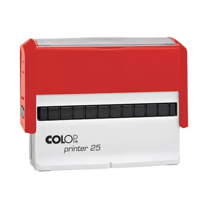 COLOP PRINTER 25 KIRMIZI KASA SİYAH KEÇE - 15X75MM
