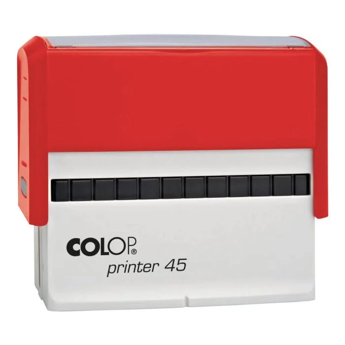COLOP PRINTER 45 KIRMIZI KASA SİYAH KEÇE - 25X82MM