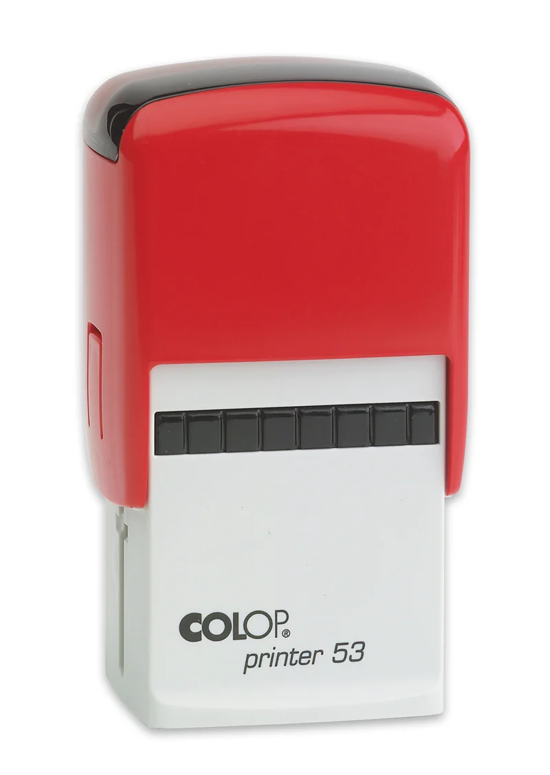 COLOP PRINTER 53 KIRMIZI KASA SİYAH KEÇE - 30X45MM