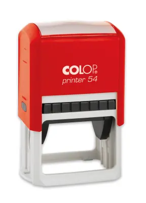 COLOP PRINTER 54 KIRMIZI KASA SİYAH KEÇE - 40X50MM