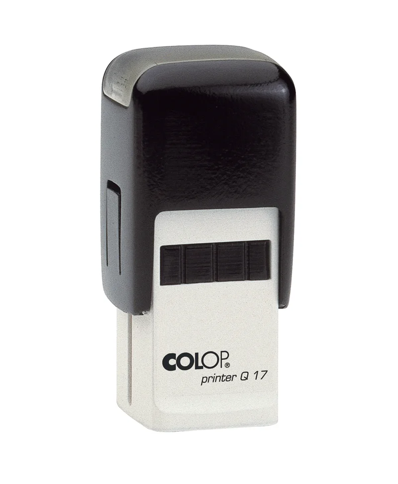 COLOP Q17 KARE SİYAH KASA SİYAH KEÇE - 17X17MM