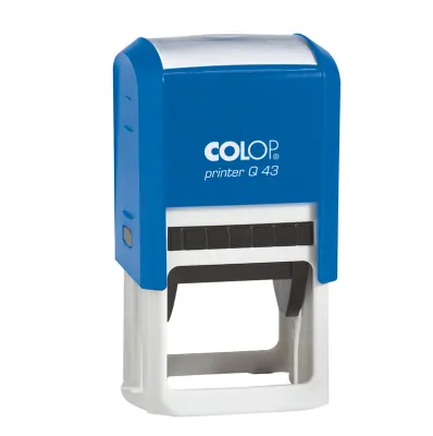 COLOP Q43 KARE MAVİ KASA MAVİ KEÇE - 43X43MM
