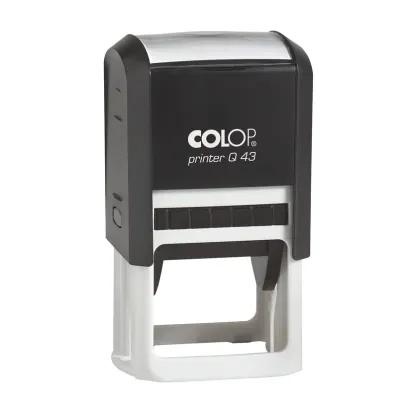 COLOP Q43 KARE SİYAH KASA KURU KEÇE - 43X43MM