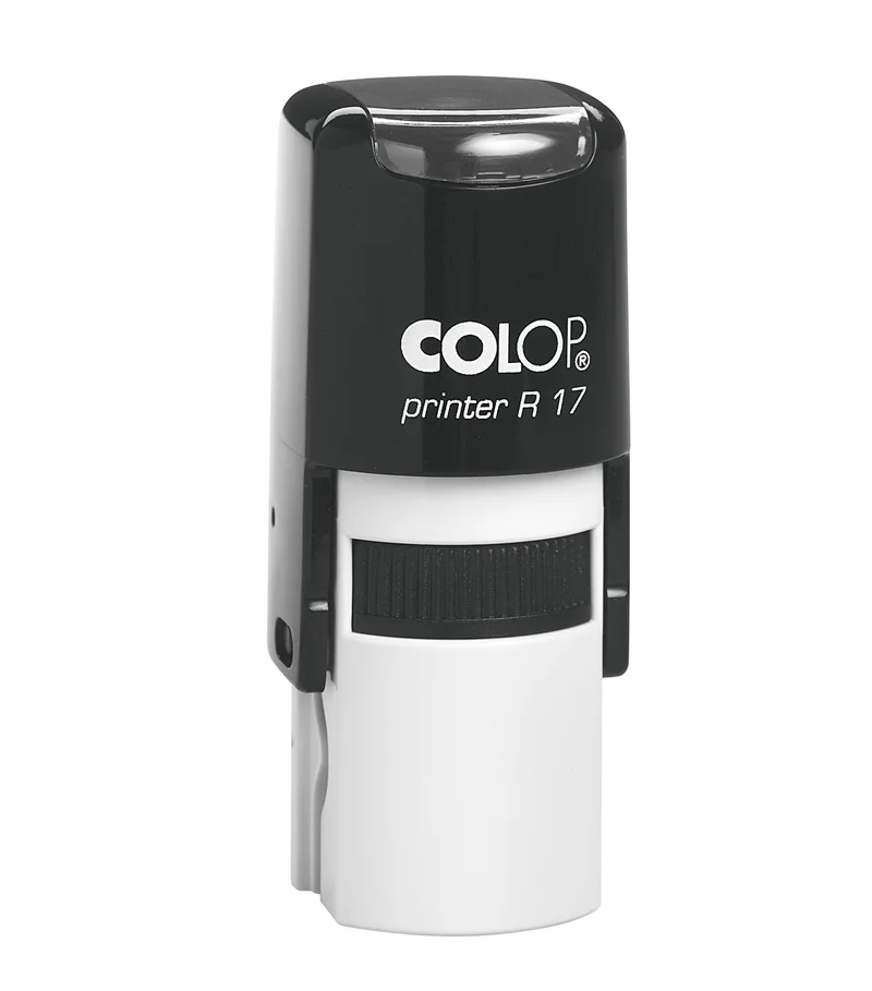 COLOP R17 YUVARLAK SİYAH KASA SİYAH KEÇE - 17MM