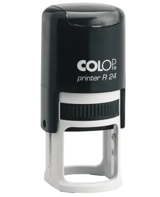 COLOP R24 YUVARLAK SİYAH KASA SİYAH KEÇE - 24MM