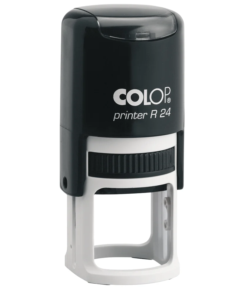 COLOP R24 YUVARLAK SİYAH KASA KURU KEÇE - 24MM
